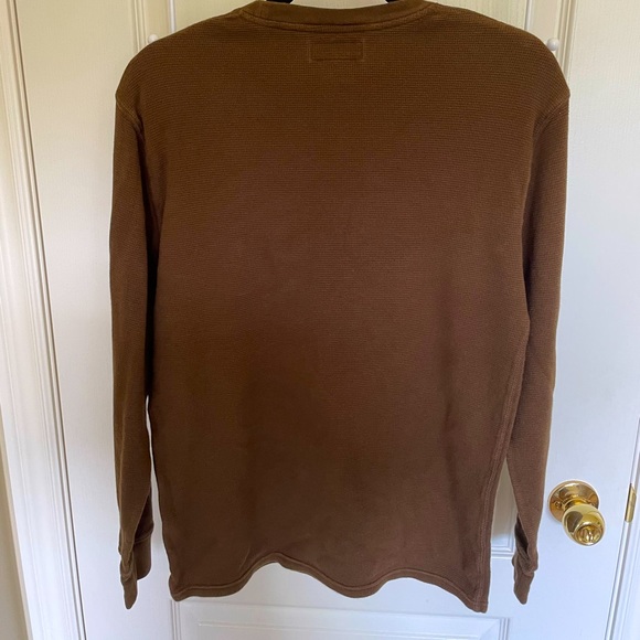 Polo Ralph Lauren Men’s Long Sleeved Waffle Cotton Shirt - Picture 2 of 3